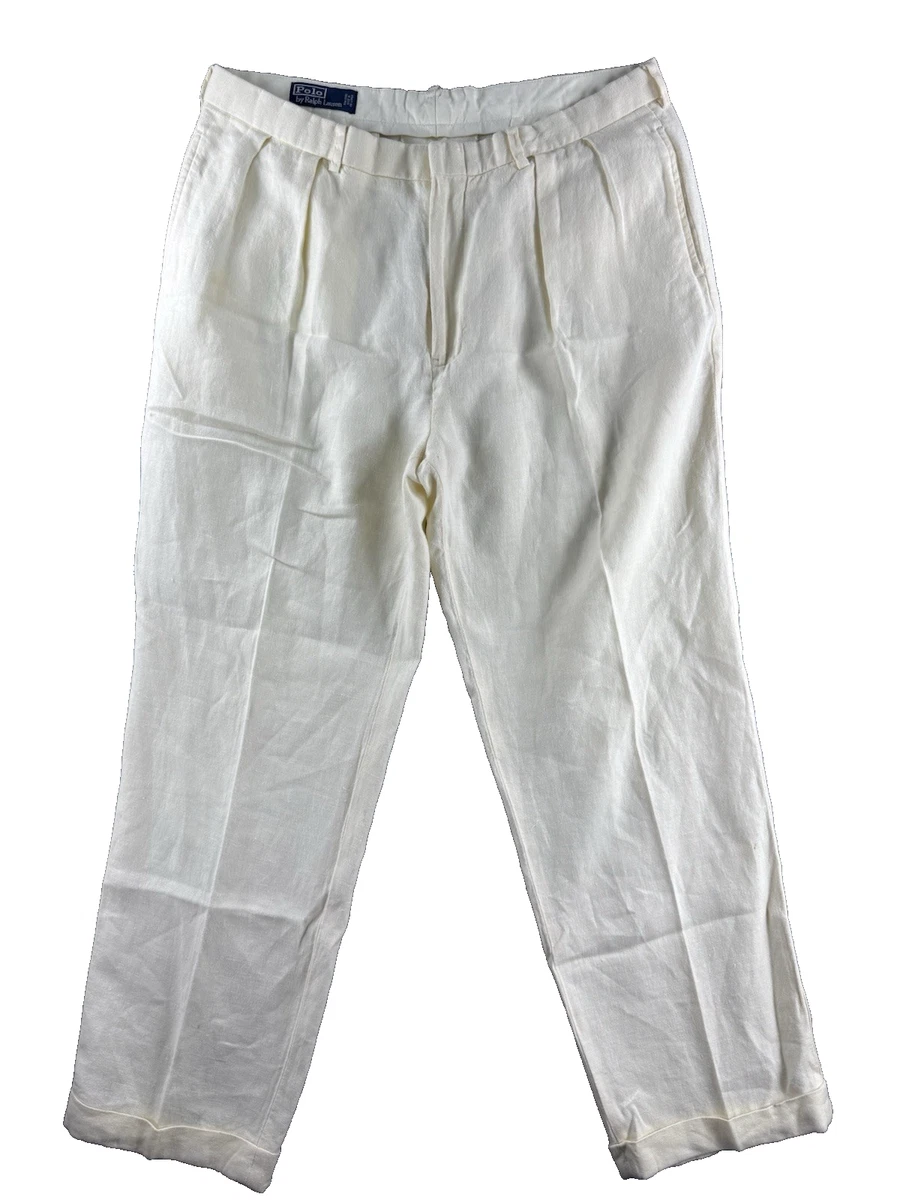 25+ Polo Ralph Lauren Pleated Linen Pants for Men for sale