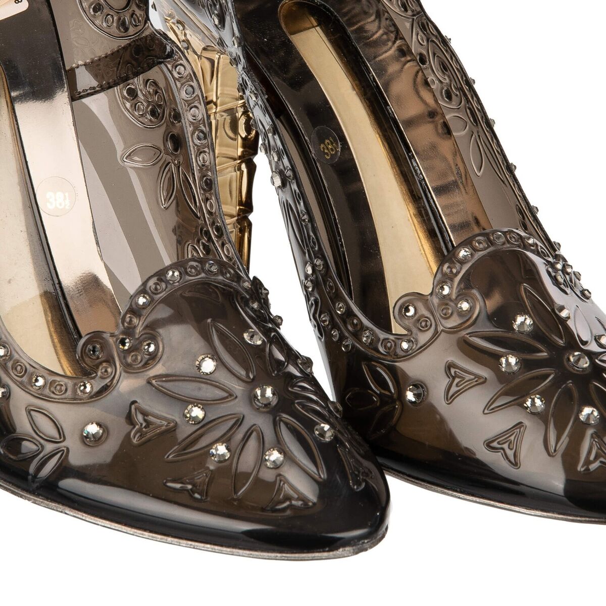 DOLCE & GABBANA Kristall Cinderella Pumps Heels Transparent DOLCE & GABBANA Kristall Cinderella Pumps Heels Transparent