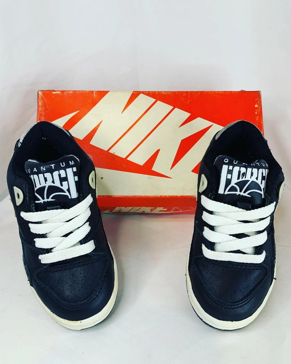 Original 1990 Nike Baby Quantum Force Low DS W/ OG Box Rare Sz 8.5