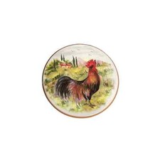 Umbria Mendichi Ceramichi Italy Rooster Trivet/Hot Plate