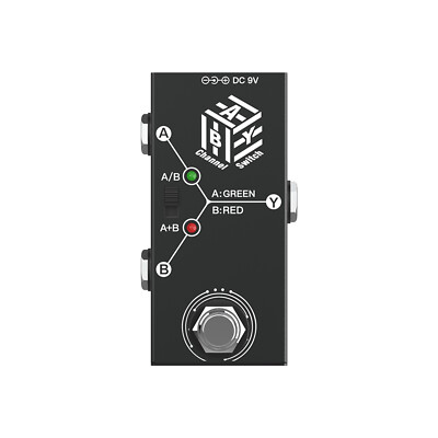 ABY Box Line Selector AB Switch Guitar Effect Pedal Support A/B A & B Modes C8O2