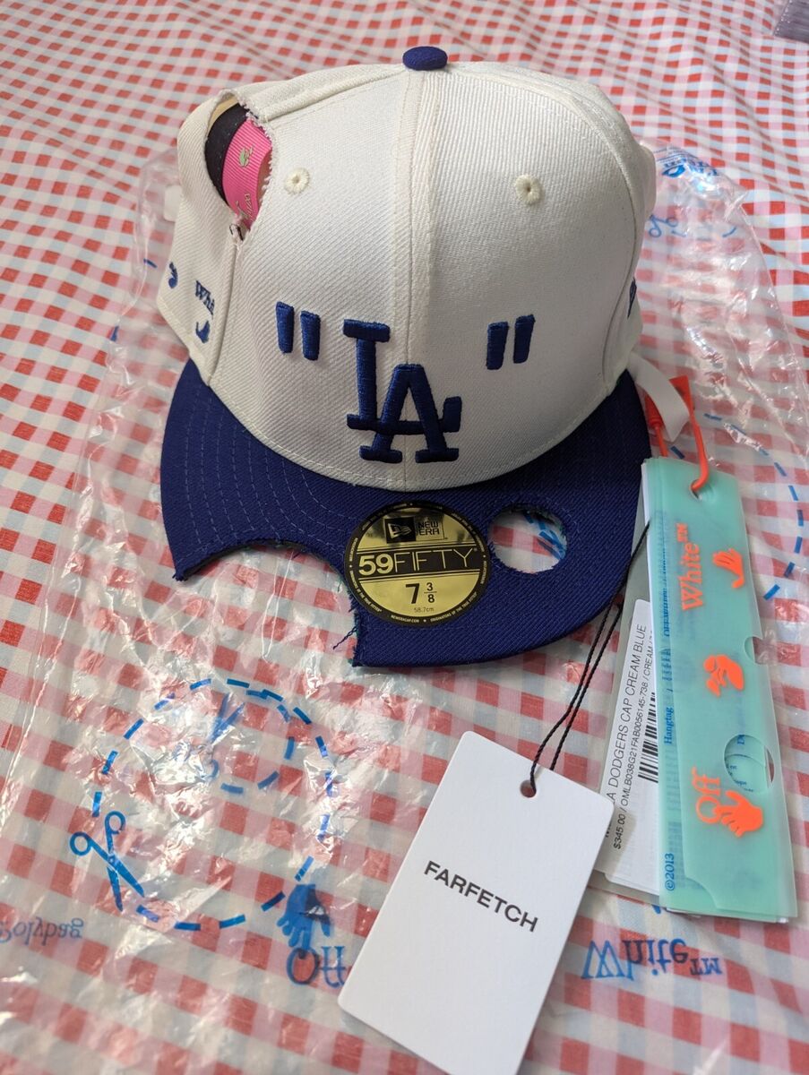 Off White X New Era LA Dodgers MLB Fitted Cap Virgil Abloh Off White X New Era LA Dodgers MLB Fitted Cap Virgil Abloh