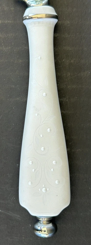 Juego de servidor de pastel Lenox Opal Innocence porcelana de hueso fino Foto 3 de 4