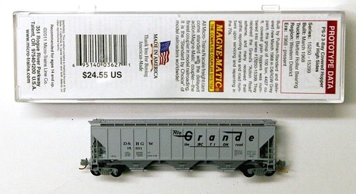 Tolva cubierta MTL Micro-Trains 09600070 Rio Grande D&RGW 15331 PS2  | Zustand: New