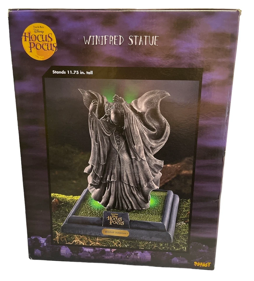 Disney Hocus Pocus Winifred Iluminar Estatua Espíritu Halloween Exclusivo Nuevo en Caja Foto 4 de 4