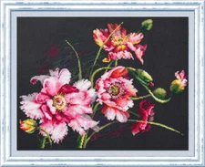 Magic Needle Counted Cross-Stitch Kit The Mystery of Poppies 210-192