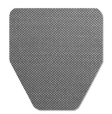 Tolco Corporation 220209 Komodo Urinal Mat, 18" X 20", Gray, 6/carton