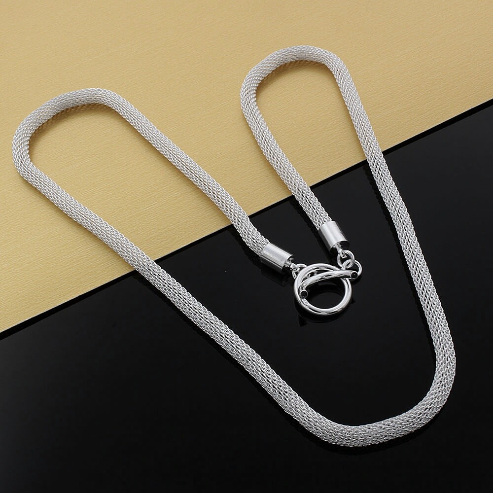 5pcs 925Sterling Silver 4MM 20