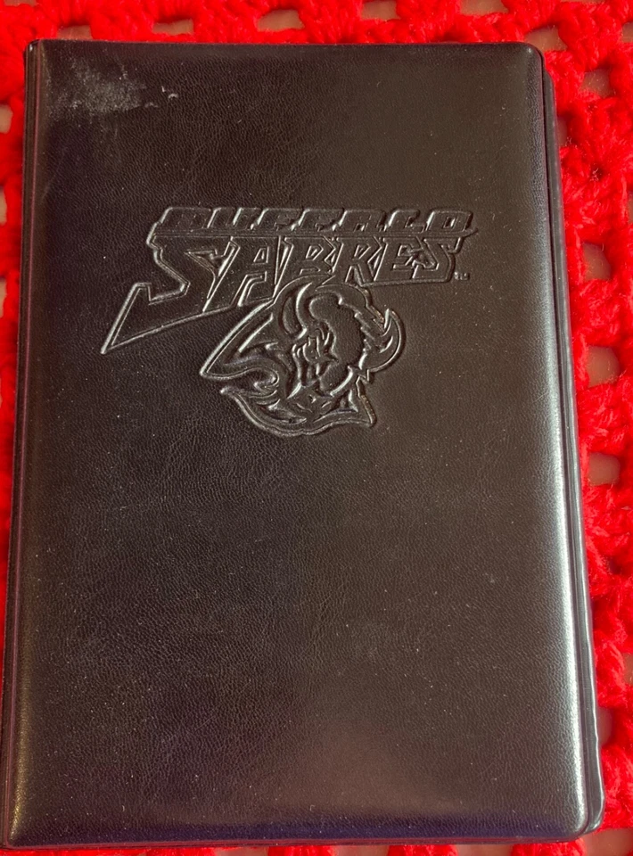 Manual/calendario porta boletos de temporada Buffalo Sabres 1999-2000 edición limitada Foto 2 de 4