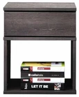 Brand New Emma's Bedroom Baria Bedside Table - Antico Wenge EM211