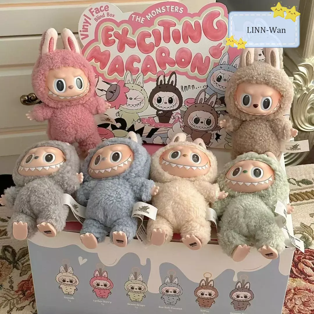 ぬいぐるみ THE MONSTERS Macaron Labubu POP MART LABUBU-The Monsters-Macaron-Plush Dolls Toy Figure