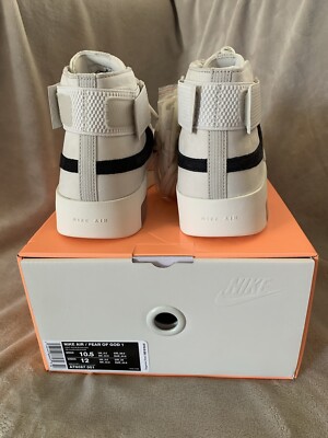 Nike Fear Of God Air Raid FOG Light Bone - AT8087-001 Size 10.5 DS