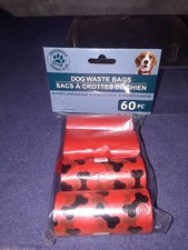 Dog Waste Bags 60 Piece