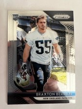 2018 Panini Prizm Braxton Berrios ( New England Patriots ) Rookie RC #287