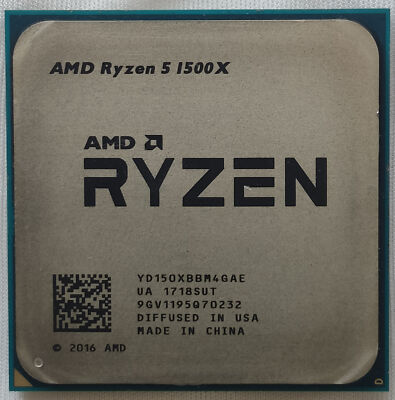 AMD R5 Ryzen 5 1500X 3.5 GHz Socket AM4 Quad-Core Processor (YD150XBBM4GAE)