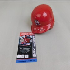 MLB St. Louis Cardinals Jose Adolis Garcia Signed Mini Batting Helmet #C515