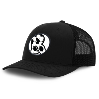 Patch Hat Trucker Baseball Cap Soccer R Letter Alphabet Dad Hat for Men & Women
