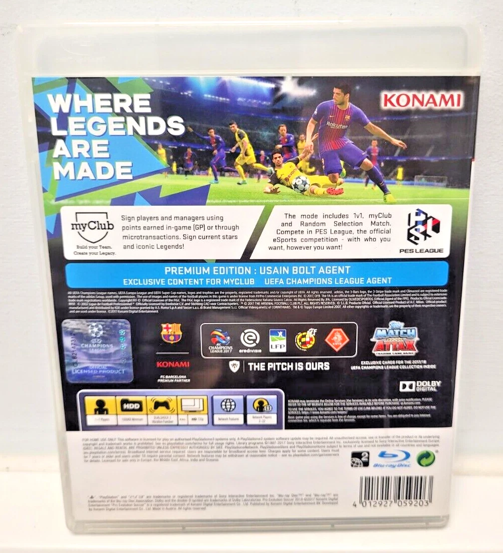 Pes 2018 ps3 sale price