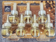 7 Glade Vanilla Cappuccino PlugIns Scented Oil Refill Air-Freshener Coffee Scent