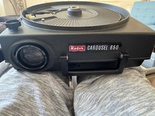 Kodak Carousel 800 Slide Projector light up power up untested