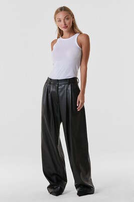 Faux Leather Trouser/Pants/ Stone/Brown/Black/ THE NOLI SHOP/ NOLI YOGA