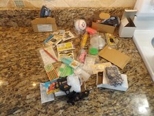 LARGE LOT OF CEREAL PREMIUM  TOYS STICKERS KELLOGGS POST GENERAL MILLS QUAKER