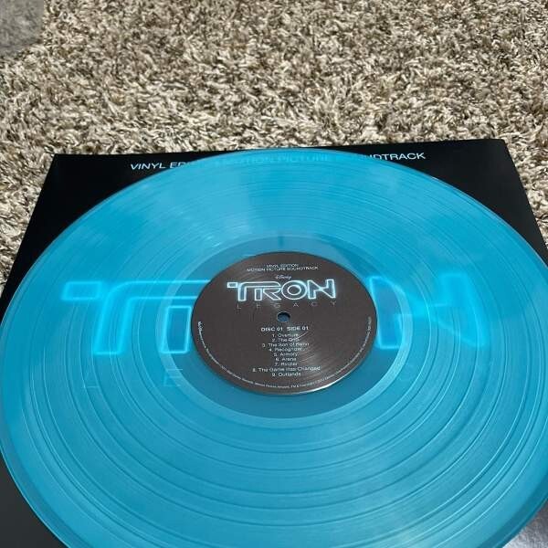 Daft Punk Tron Legacy 2x LP Soundtrack Score Target Exclusive Blue