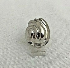 Sterling Silver .925  Large Dome Swirl Ring  Top Measures 20mm x 25mm  Size 6