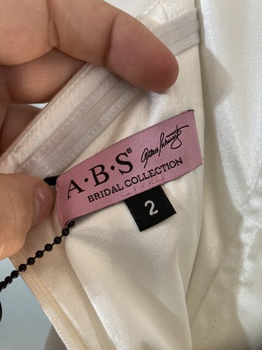 ABS Allen Schwartz Damen spitzes Brustkleid Elfenbein 2 - Bild 5 von 5