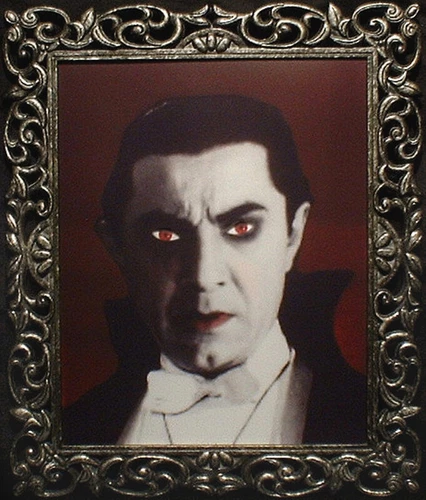 Haunted Spooky Photo "Eyes Follow You" Dracula