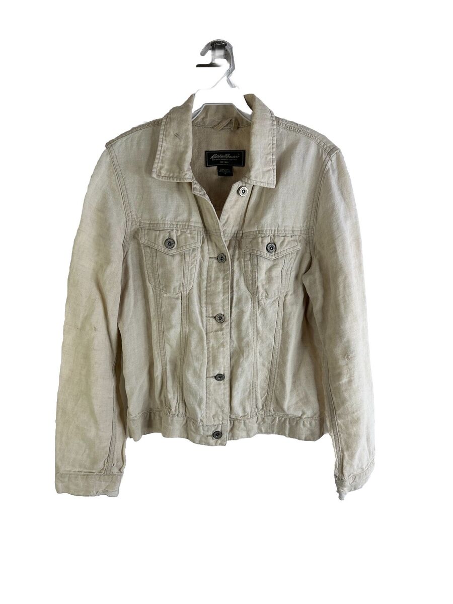 Vintage 90s Eddie Bauer Womens Small Linen Distressed Vintage 90s Eddie Bauer Womens Small Linen Distressed