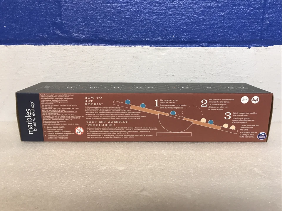 Rock Me Archimedes Balancing Strategy Game Marbles Brain Workshop New Sealed - Image 4 of 4