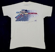 Rare Vintage HONDALINE Honda 750 Four CB750 Motorcycle 1979 T Shirt 70s 80s SZ M