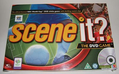 SCENE IT? FIFA Fußball-Weltmeisterschaft Deutschland 2006 DVD Brettspiel - Neu & Versiegelt.