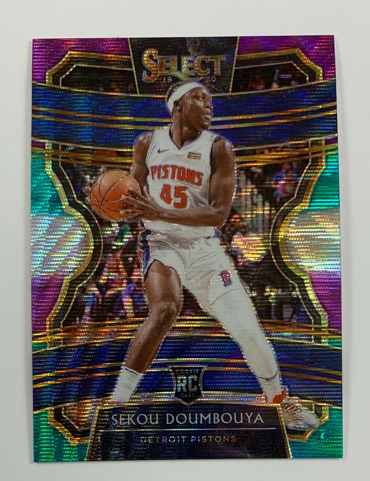 2019-20 Panini Select #71 Sekou Doumboya Concourse Tri Color Prizm BA14