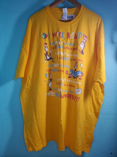 Hat Yellow T-Shirt Mens Size 2XL | eBay