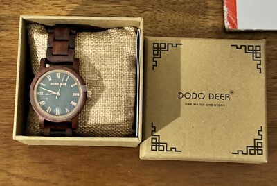 DODO DEER 2021 New Design Fashion Ladies Watches Natural Sandalwood Walnut Wood
