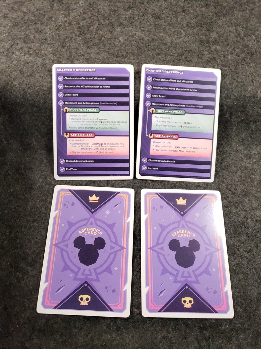 Disney Sorcerer's Arena: Epic Alliances 4 Reference Cards..................(SB2)  | eBay