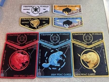 OA ITI BAPISHE ITI HOLLO LODGE 188 2024 NOAC Complete Set Of Patches