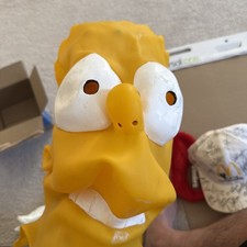 2015 FOX Disguise Bart Simpson Head Adult Rubber Halloween Mask Collectible