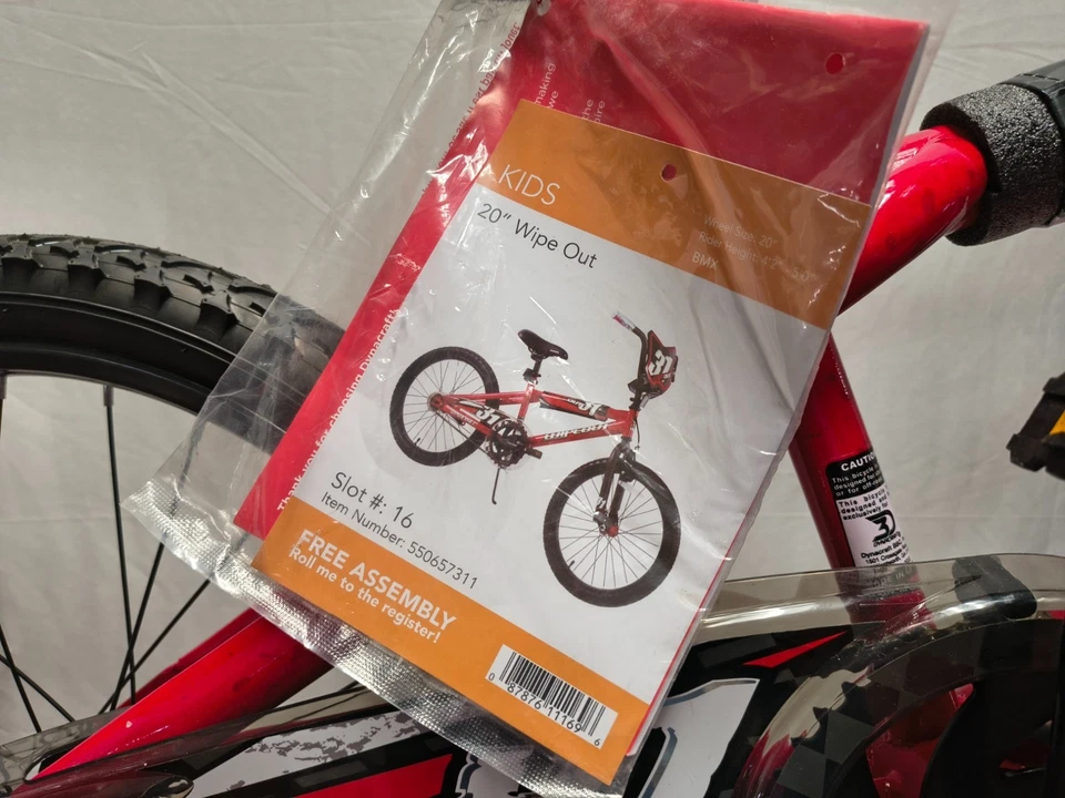 Bicicleta BMX Dynacraft Wipeout 20 pulgadas para niños (NUEVA) de 5 a 14 años algunos requisitos de montaje Foto 4 de 4