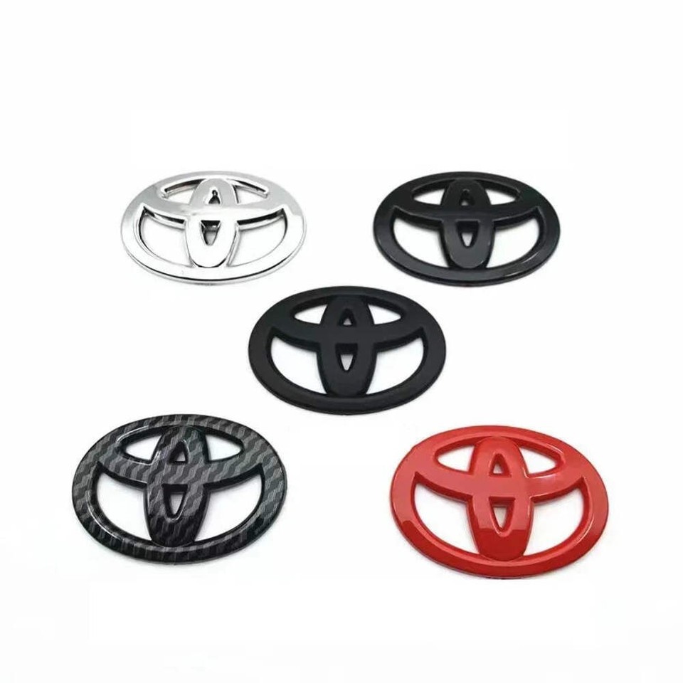 3D ABS Toyota Logo Car Emblem Steering Wheel Sticker For Toyota Hilux ...