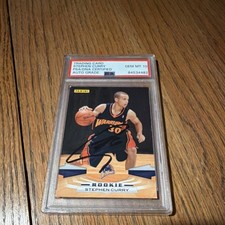 Stephen Curry Autographed 2009-10 Panini Rookie Card Golden State Warriors