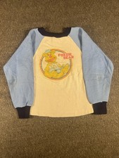 Vintage Henson Associates Sweatshirt Youth 6-7 White Fozzie Bear Graphic 70s