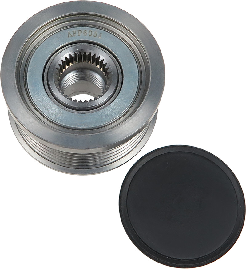 Alternator Freewheel Pulley fits Fiat Doblo Cargo 6-Groove OAP 021040-1980