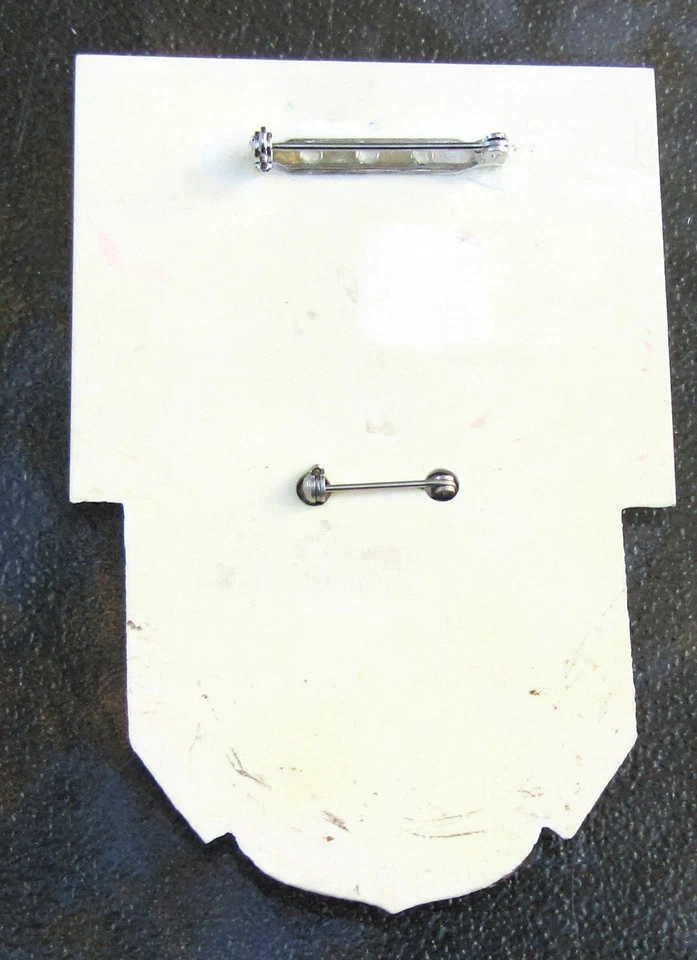 1975 Indianapolis 500 Official #333 Monroe Silver Pit Pin #4968 On Plastic Back - Image 3 of 3