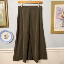 Y2K Moss Green Maxi Skirt Size Small Fairy Grunge Witchy Boho Hobbit Cottage