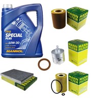 Inspektionspaket 5L Mannol 10W-30 FüR Mercedes W168 A 140 414 1.9 1.6