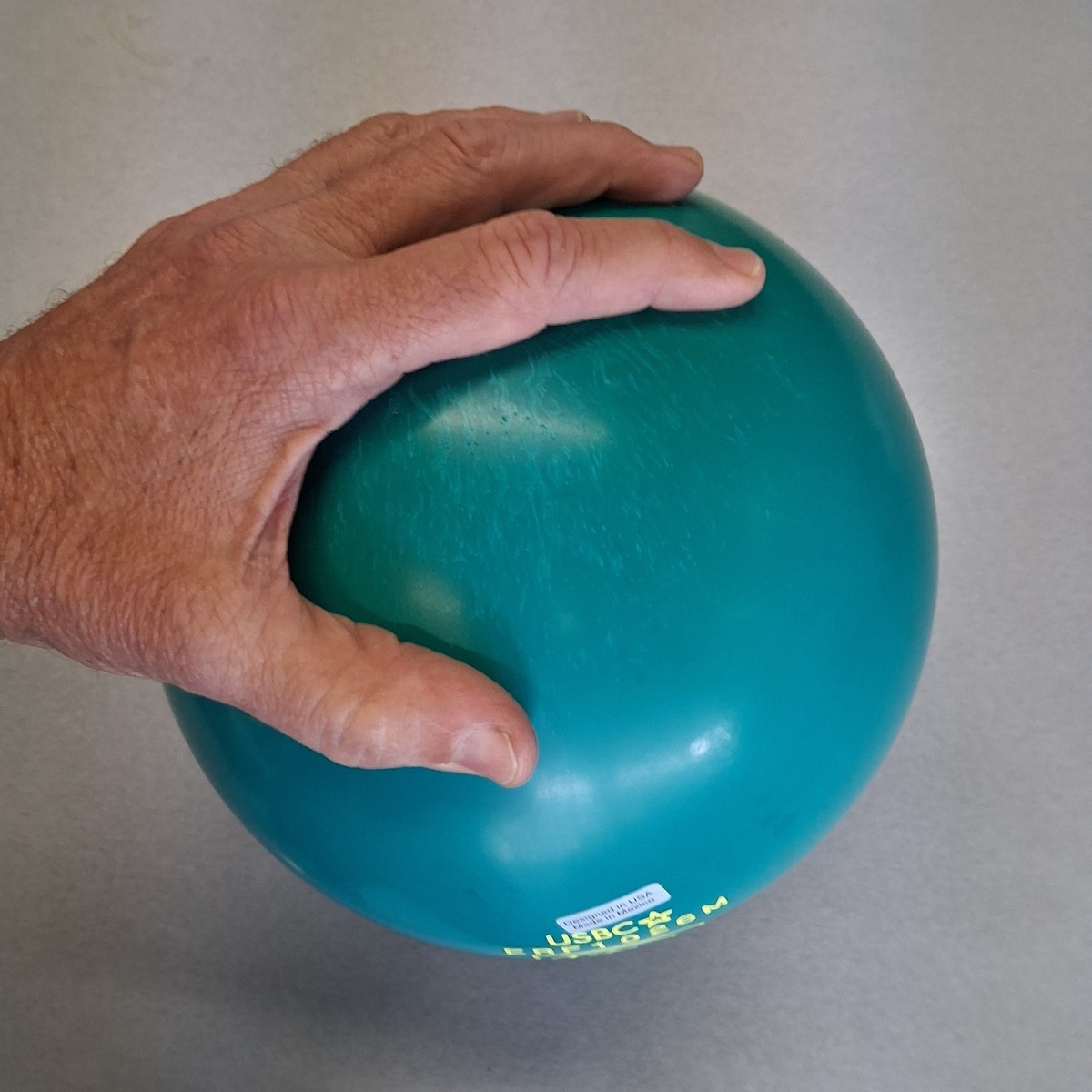 Brunswick Teal Rhino Pro ボウリングボール 15lb Brunswick Teal RHINO PRO Bowling Ball 15 lb 9 oz Used