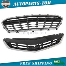 Front Grille Kit Upper Lower Fit For 2016-2019 Chevy Cruze Sedan Model 84009674